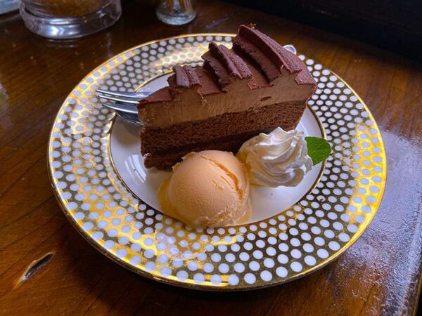 武里 珈琲舎 牧歌のケーキセット(チョコレート&ブレンド)16