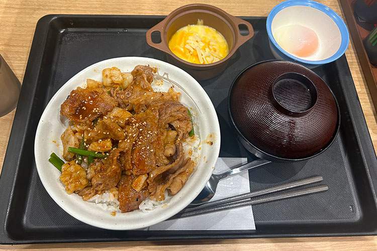 カルビホルモン丼