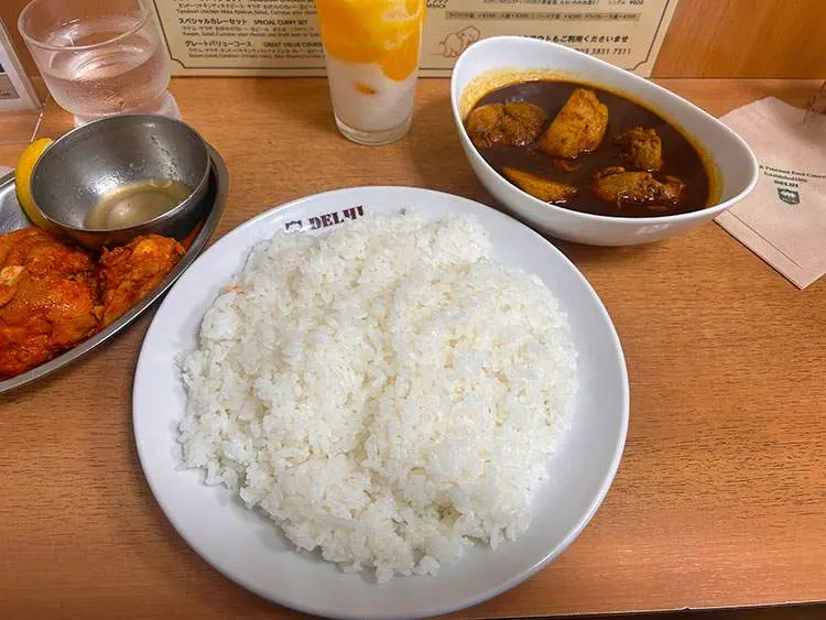 【デリー上野店】カシミールカレーとタンドリーチキンティカ