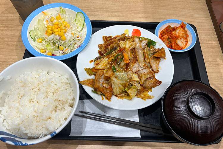 回鍋肉定食