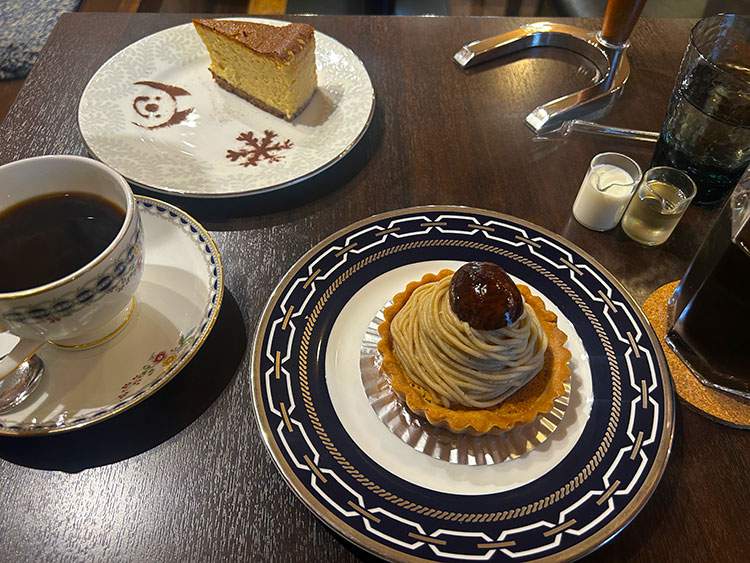 【獨協大学前駅】ラポールの和栗のモンブランとチーズケーキ