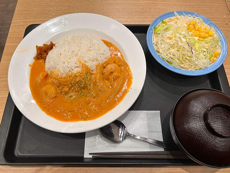 たっぷり海老のニューバーグソース