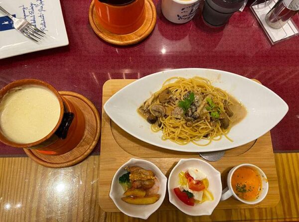 10種類以上のパンが食べ放題！pia Sapido(ピアサピド) イオンレイクタウンmori店の選べるスパゲッティとチーズフォンデュセット23