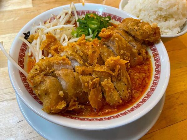 秋葉原 肉汁麺ススム の肉汁パーコー担々麺20